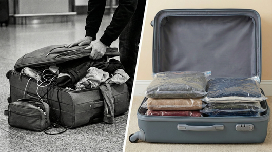 PackLogic Cordless Travel Vacuum Bag Set